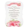 Romantic Floral Design Custom Wedding Invitations