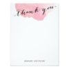 Watercolor Thank You Flat Note Card