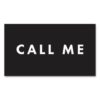 Call Me Bold Modern Networking Business Cards