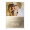 Gold Foil Save The Date Save The Date Announcement