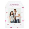 Scattered Hearts Valentine's Day Photo Card
