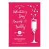 Valentine's Day Brunch & Bubble Invitation