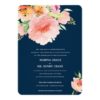 Watercolor Flower Wedding Invitation