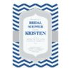 Bridal Shower Invitation Chevron Classic Modern Invitation Card