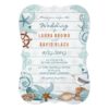 Nautical Beach Wedding Invitation