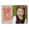 Love And Hugs Watercolor Paint Photo Card