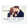 Modern Window Save The Date Photo Card