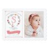 Princess Swan Flower Wreath Birth Announcement