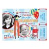 Carnival Circus Juggling Stilt Walkers Birthday Invitation Card