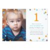 Confetti Photo Birthday Invitation Card