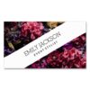 Modern Floral Double-Sided Standard Business Cards (Pack Of 100)