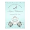 Royal Quinceanera Princess Coach & Sparkle Heels Invitation Card