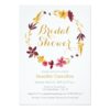 Wildflower Wreath Bridal Shower Invitation Card