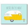 Yellow Camper Postcard