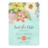 Beautiful Blooms Photo Save The Date Card