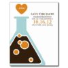 Perfect Chemistry Wedding Save The Date Postcard