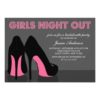 Pink Stiletto Shoes Girls Night Out Invites