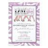 Stiletto Bachelorette Party Invitation (Lilac)