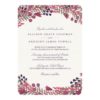 Winter Berry Wreath 2 Wedding Invitation Card