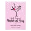 Bachelorette Party Invite Cocktail Girl