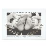 Golden Vine Faux Foil Birth Announcement Cards