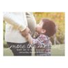 More The Merrier Pregnancy Announcement Card