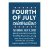 Red White Blue Fourth Of July Celebration Invitation