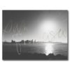 San Francisco Skyline Gold Foil Postcard