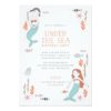 Under The Sea Mermaid Party Birthday Invitation