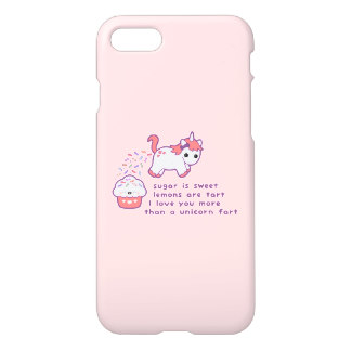 cute unicorn fart iphone 7 case