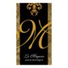 311 Marley Monogram Gold Rush Double-Sided Standard Business Cards (Pack Of 100)