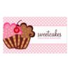 311 Sweet Cakes Cupcake Double-Sided Standard Business Cards (Pack Of 100)