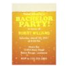 Bachelor Party Invitation Card