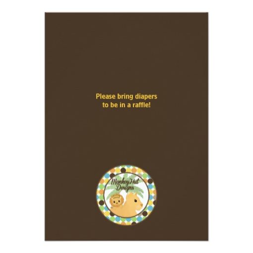 Lion Baby Shower Invitation King Of The Jungle Kot Invitation Card - Image 2