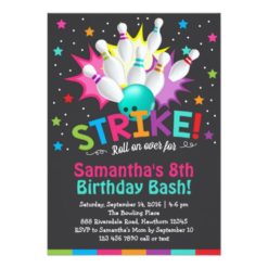 bowling invitation