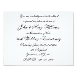 30th Wedding Anniversary Invitation - Image 2