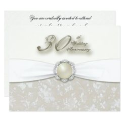 30th Wedding Anniversary Invitation