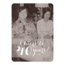 40th anniversary card