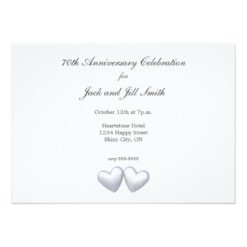 70th Anniversary Platinum Hearts Card - Image 2