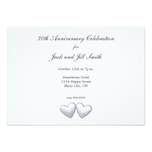 70th Anniversary Platinum Hearts Card - Image 2