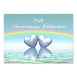 70th Anniversary Platinum Hearts Card