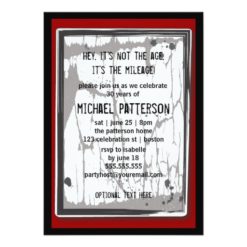 70th Birthday Party Grungy Speed Limit Sign Card - Image 2