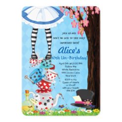 Alice in Wonderland Invitations