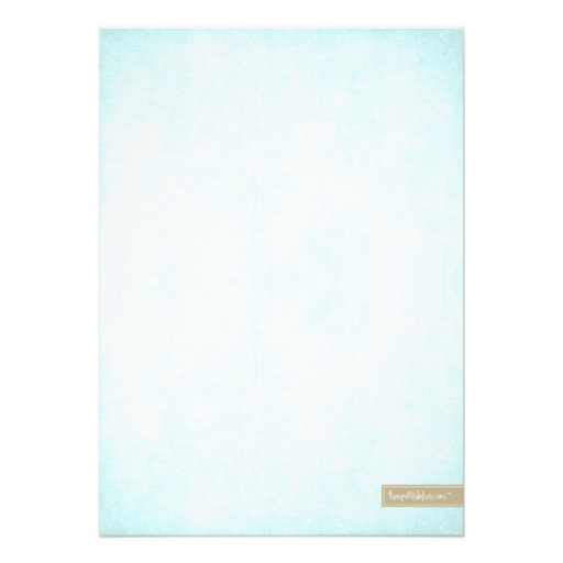 Aqua & Gold Glitter Look Bachelorette Party Card - Image 2