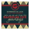 Argyle Kiss Debonaire Bachelor Party Invitation