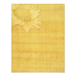 Autumn Garden Sunflower Wedding Thank You Card - Image 2