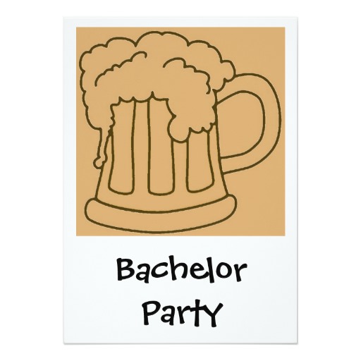Bachelor Party Beer Card