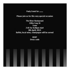 Bachelor Party Mens Boys Night Out Drinks 2 Card - Image 2