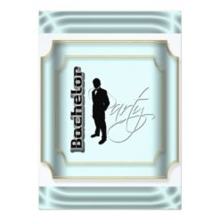 Bachelor party formal tuxedo card
