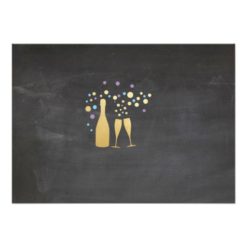Bachelorette Itinerary Bridal Shower Chalk Invite - Image 2